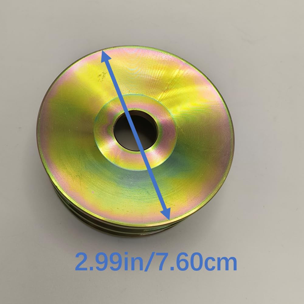 Two Groove Double Groove Alternator Pulley for Volvo Penta AD31 AD31B AD41 AD41A AD41B AD41D AQAD30 AQAD40 AQAD41 AQD40 D41A D41B TAMD102A TAMD121C TAMD102D TMD40C 841812 241201