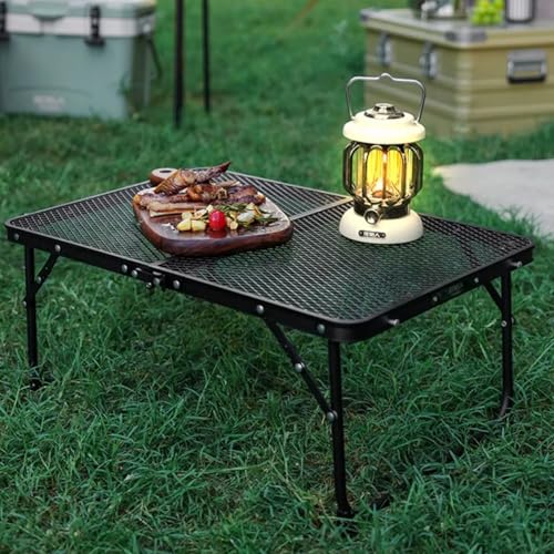 Folding Camping Table, Portable Foldable Table, Aluminum Picnic Tables Folding with Storage Bag, Foldable Table for Camping, Picnic, Hiking, Beach, Backpacking Outdoor Indoor 60x40x25CM - Image 3