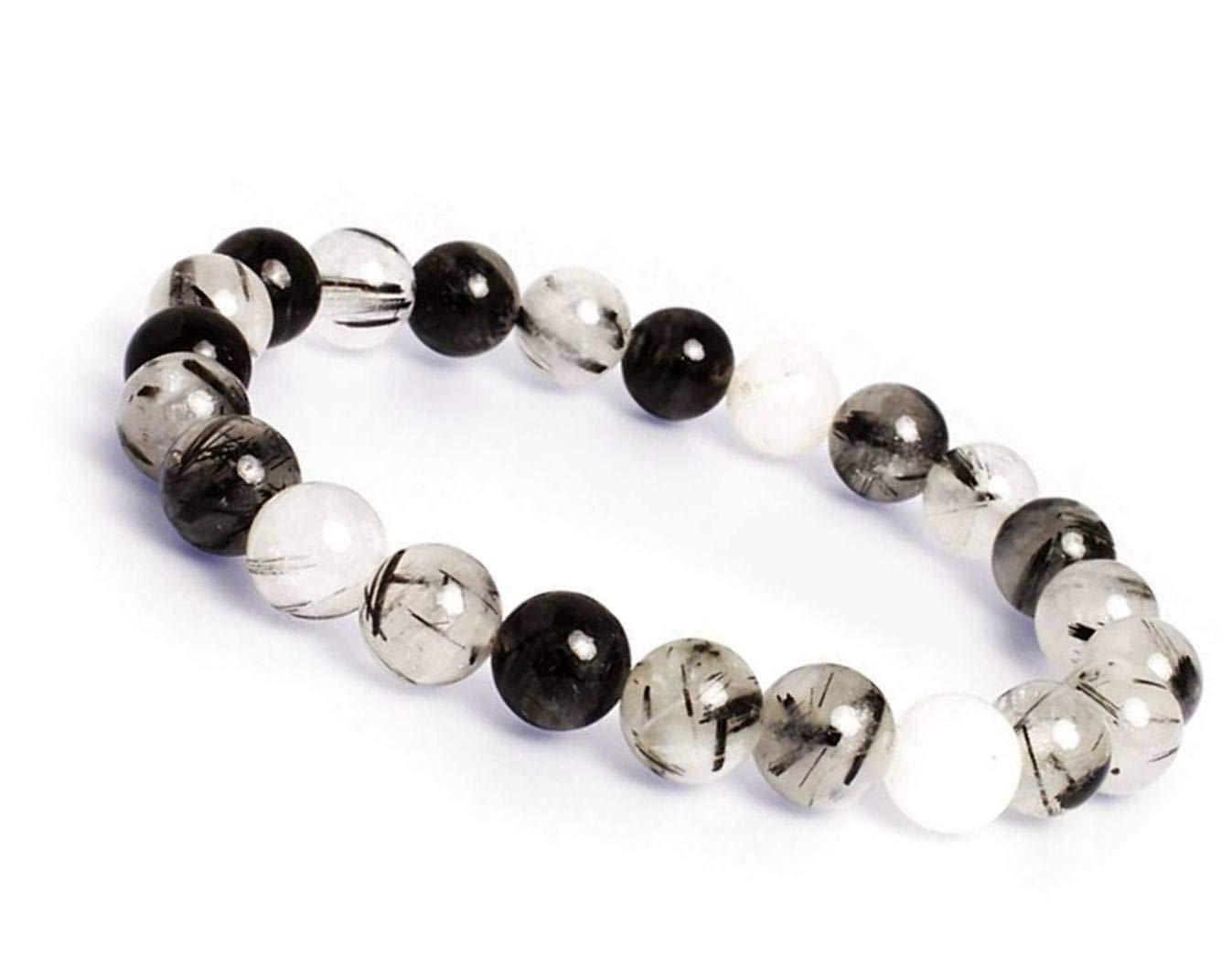 Astroghar Natural Rutilated Rutile Quartz Stretch Power Bracelet for Men and Women (B07N4862WD) Amazon Price History, Amazon Price Tracker