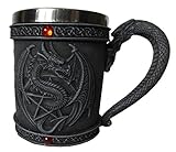 Taza para limpiar extraíble. Medieval Jarra de cerveza Dragón de Einkaufszauber