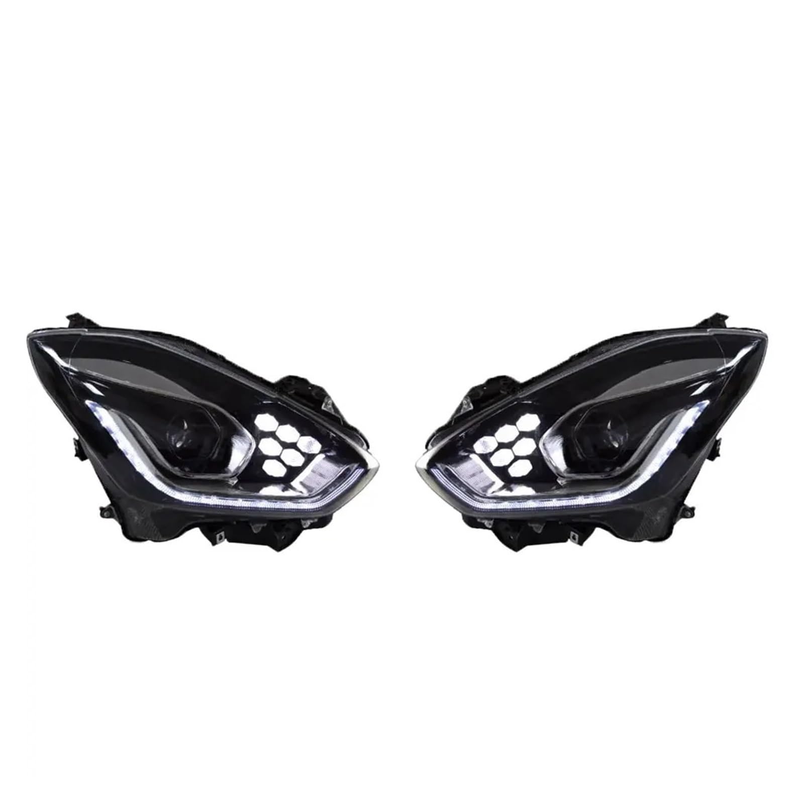 Lampada Fanale Posteriore Faro per SUZUKI per Swift 2017~2022 per Swift Fari anteriori modificati DRL per luci di segnalazione Accessori auto(LHD)