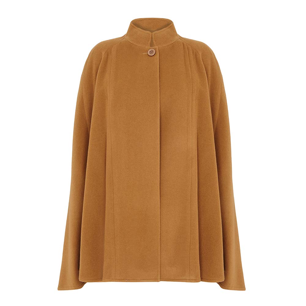 Lona Scott Women's Beige Wool & Cashmere Cape,
