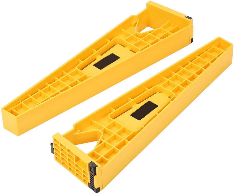Greeflu Drawer Slides, 2pcs Sliding Drawer Jig for Draw Cabinet Draw Mounting Woodworking Wood Tool