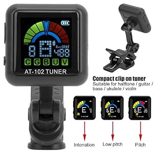 Accordeur de Guitare, Accordeur de Violon Aroma Accordeur de Guitare à Pince Avec Batterie Intégrée Rechargeable Usb Accordeur D’ukulélé Pour Violon At-102 Avec écran Couleur(AT-102 Noir) - Les Beatles, Paul McCartney, John Lennon, RIngo Starr, George Harrison Accordeur de Guitare, Accordeur de Violon Aroma Accordeur de Guitare à Pince Avec Batterie Intégrée Rechargeable Usb Accordeur D'ukulélé Pour Violon At-102 Avec écran Couleur(AT-102 Noir) – Image 4