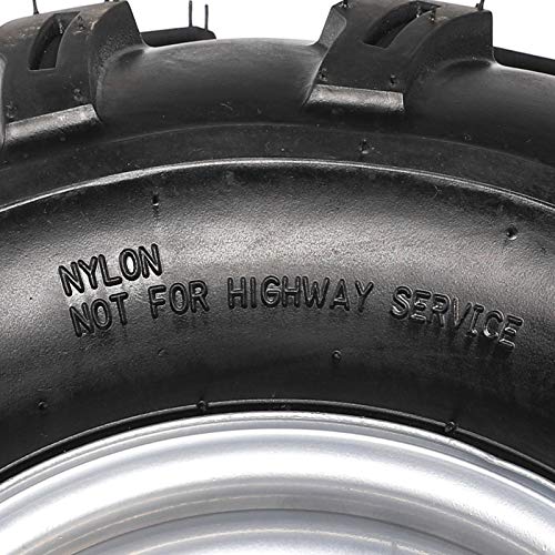 JCMOTO Pack of Two 18X9.5-8 Tubeless Tire With 8 inch Wheels Rims for ATV Go Kart Pit Dirt Bike - Thumbnail 7