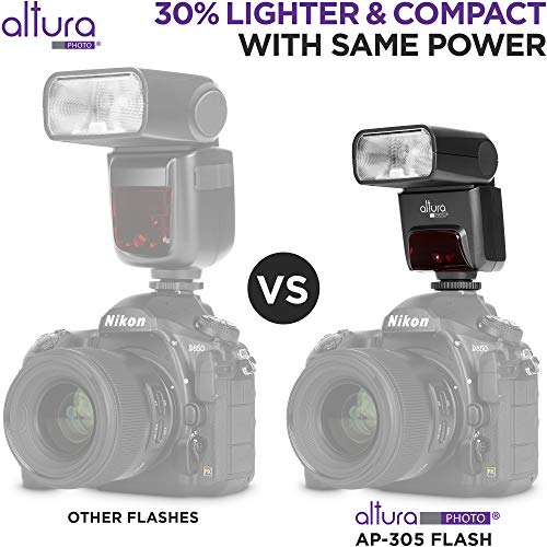 Altura Photo AP305N Camera Flash Light with Manual Trigger for Nikon