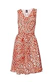  Heine - Best Connections Damen-Kleid Chiffon-Druckkleid Mehrfarbig Größe 42