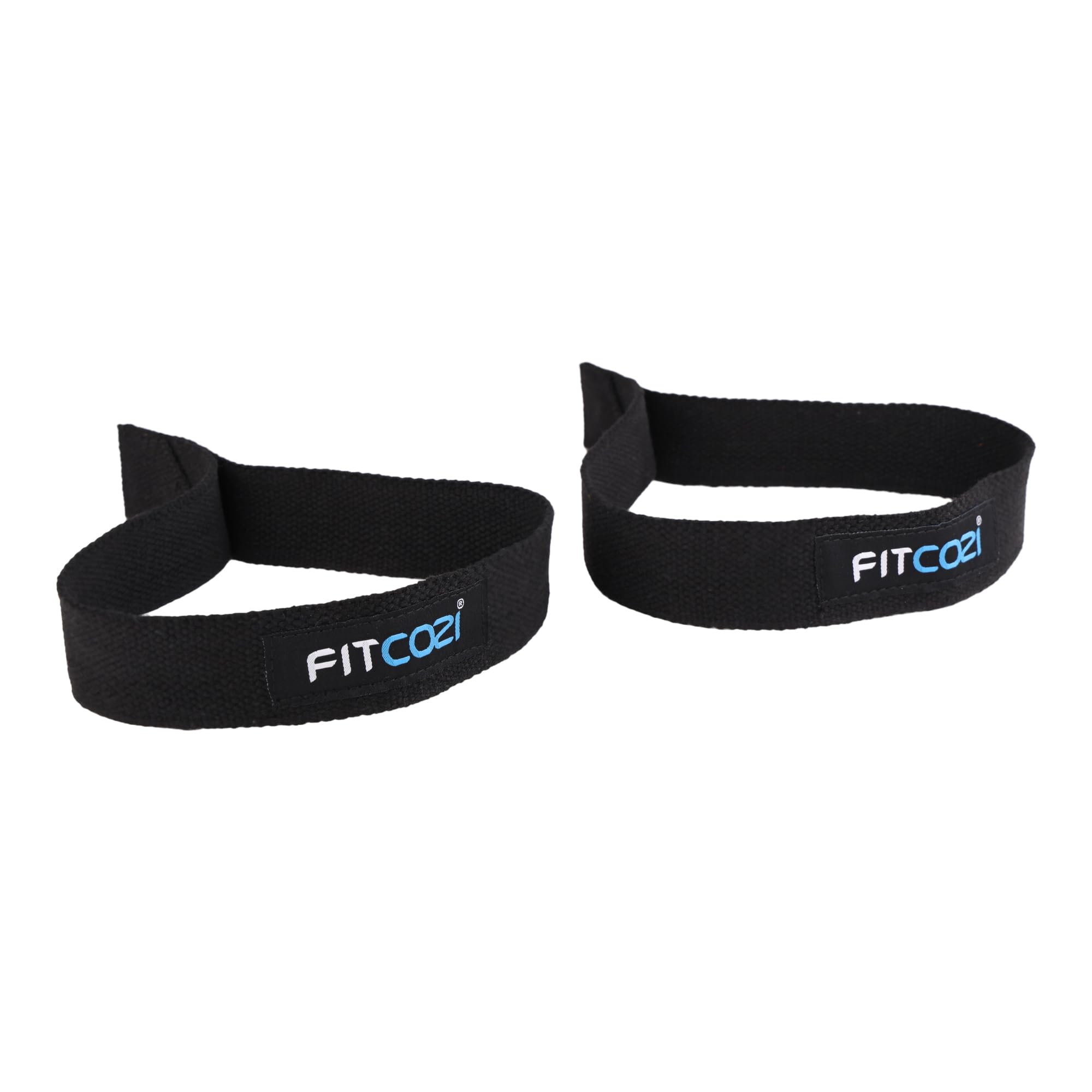 FITCOZI Olympic Lifting Straps for Weightlifting, Snatch, Clean, Powerlifting, Strongman, Deadlifts - Durable Cotton with Reinforced Stitching (Pair) 3
