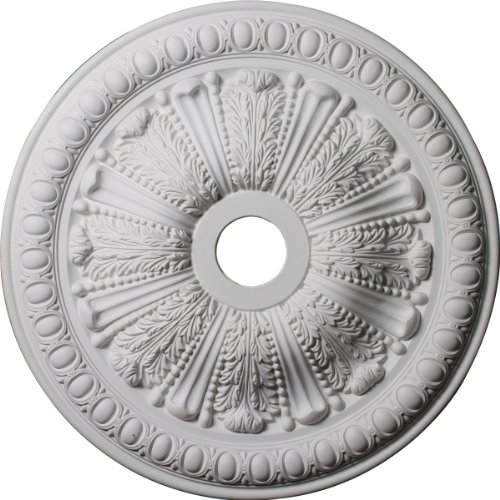 Ekena Millwork CM27TOSHC Tomango Egg & Dart Ceiling Medallion, 27 7/8