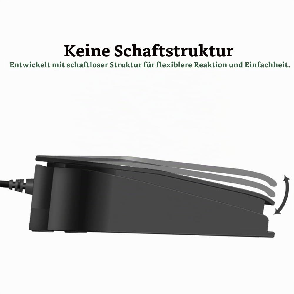 Docooler FS2020U1 USB Fußschalter,Steuerschlüssel Benutzerdefiniertes Aktionspedal für medizinische Geräte Instrumente Computer Office