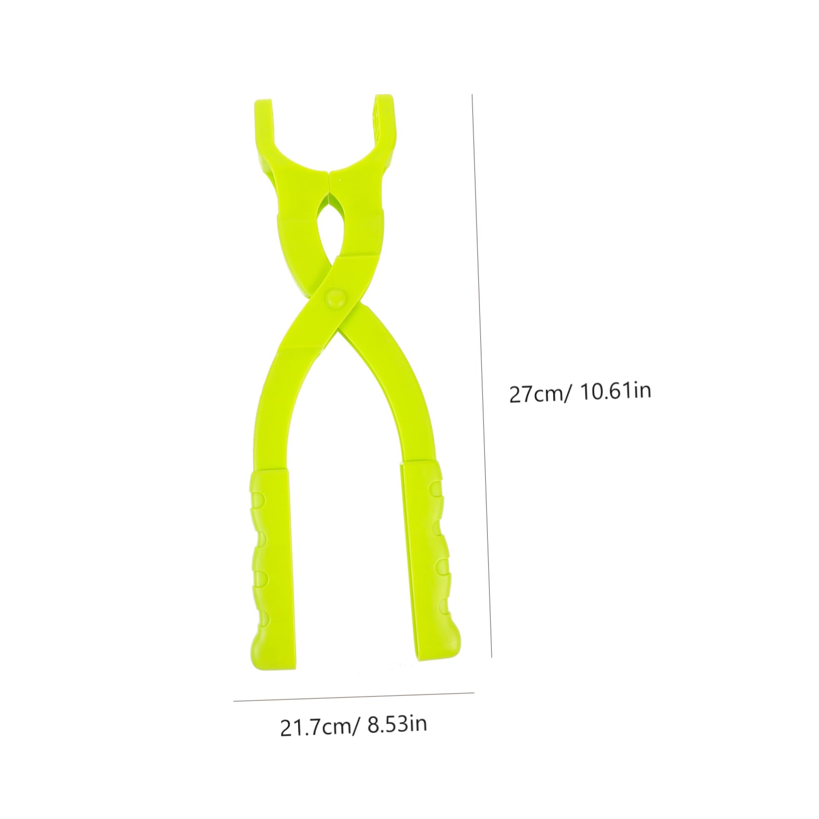 Totority 1set Portable Plastic Snow Toys Maker Clips Play for Boys and Girls Easy to Use Flexible Handles for Fights Christmas Birthdays and Rewards