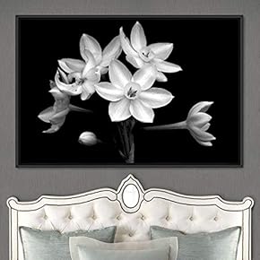signwin Framed Canvas Wall Art Black and White...