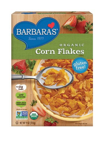 Barbara's BakeryOrganic Corn Flakes -- 9 oz - 2 pc
