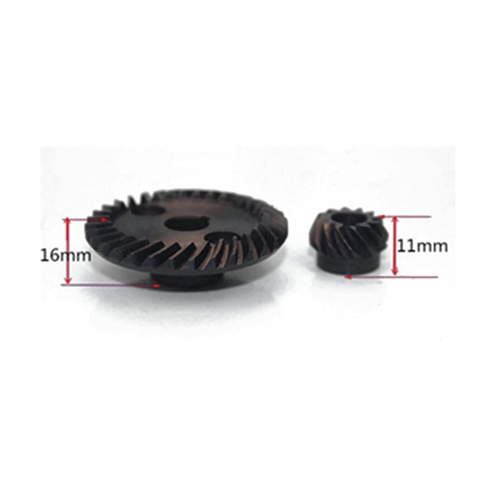 TMP1105 100 Angle Grinder Gear Imitation 9523 Gear 100 Angle Grinder Gear Angle Grinder Gear Repair Parts (Hole Diameter : 10mm with 8mm, Number of Teeth : 32 T with 12 T)