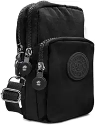 Bolsa Bag Tiracolo Transversal Compacta Versátil e Impermeável com Alça Ajustável