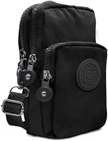 Bolsa Bag Tiracolo Transversal Compacta Versátil e Impermeável com Alça Ajustável