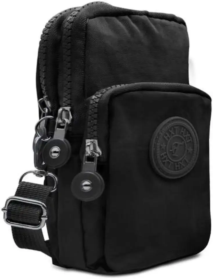 Bolsa Bag Tiracolo Transversal Compacta Versátil e Impermeável com Alça Ajustável