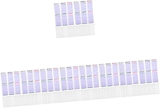 Abaodam 120 Pçs Cartão De Orçamento Zíper Mini Pasta Clipes Mini Envelopes Envelopes De Dinheiro Fichário De Orçamento Fichário Sacos De Folhas Soltas Fichário Bolsos Com Zíper Com Furo