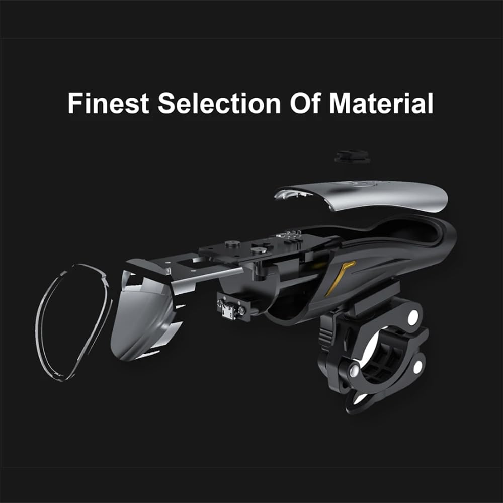 Éclairage Avant de vélo, Phare Avant de vélo, Lampe LED Rechargeable USB, feu arrière de vélo, Lampe Torche de vélo