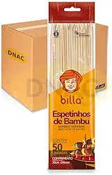500 Espetinhos Palitos De Bambu Para Churrasco Petisco Algodão Doce - Billa