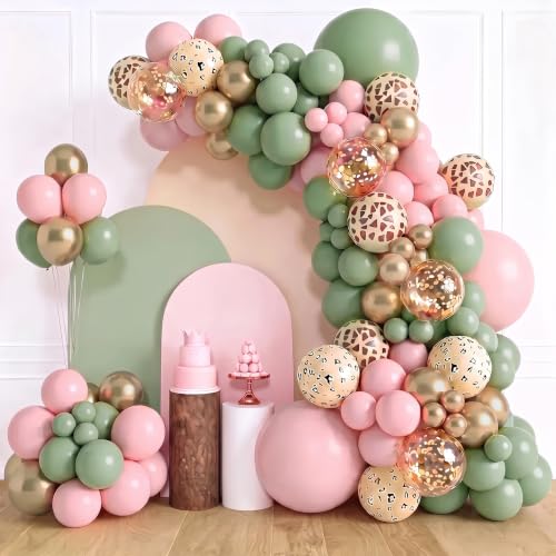 Image of Amandir 170Pcs Jungle Safari Balloons Garland Arch Kit