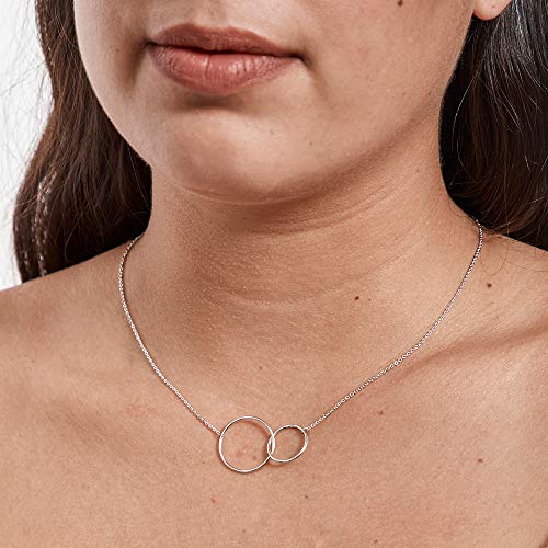 Dear Ava Infinity Necklace For Women - Modern Jewelry Pendant Love Gifting Idea for Her with Heartfelt Card - Birthday Gift for Sister in law Silver - Image 4