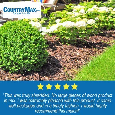 CountryMax Natural Shredded Hardwood Mulch, 2 Cu. Ft.