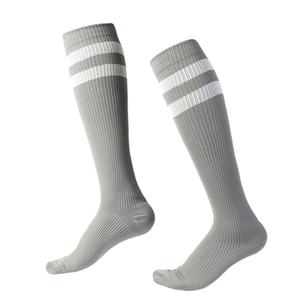 Calcetines de ejercicio por encima de la rodilla para correr a presión para hombres y mujeres, fitness, ciclismo, cuerda de saltar