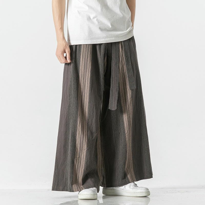Pantalon homme style chinois ample contre la chaleur de l'automne