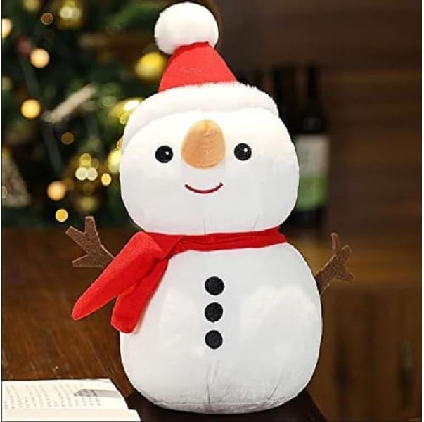 Niku Snowman Soft Toy for Kids Girls Boys | Teddy Bear | Santa Claus Christmas Gift and Decoration
