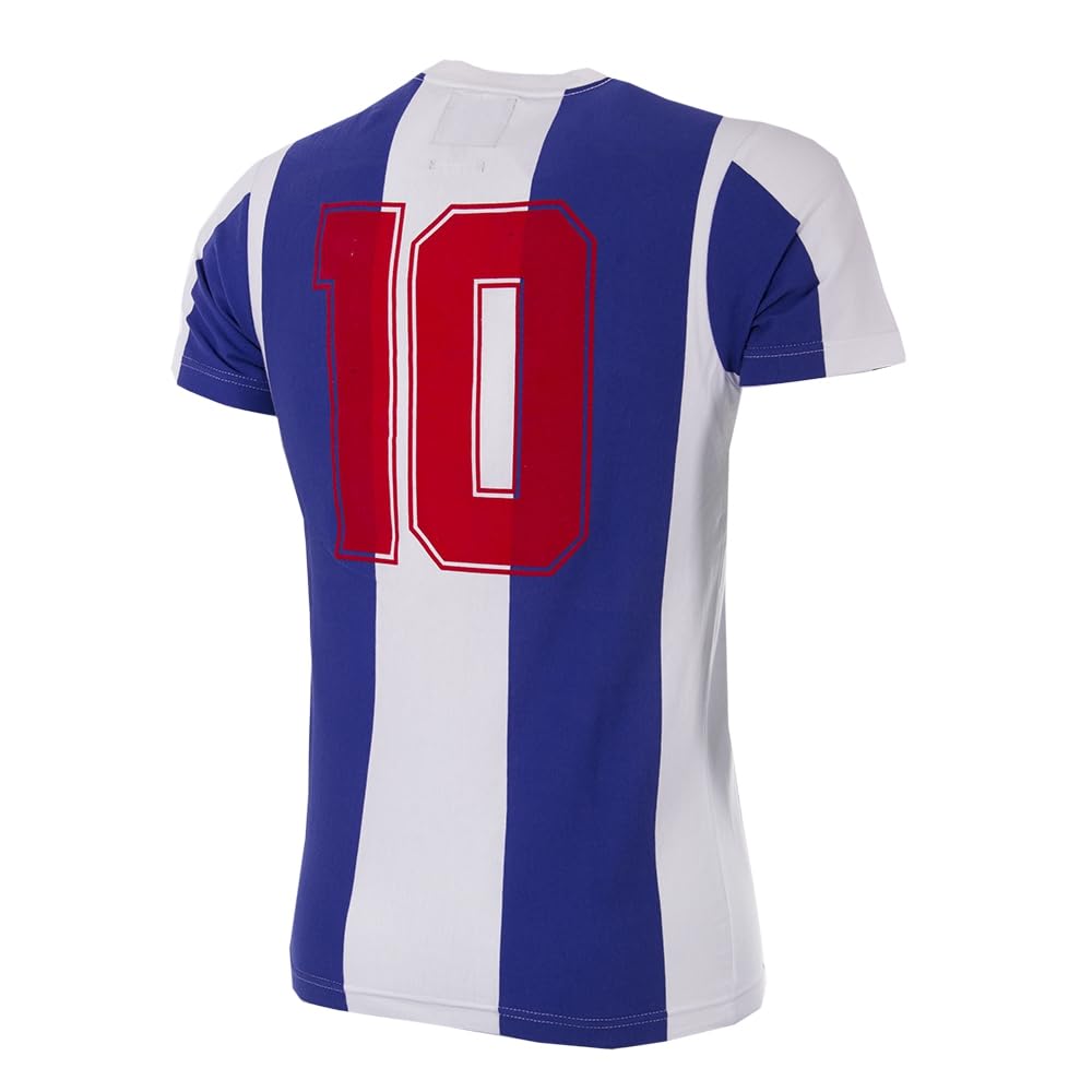 Copa - Camiseta - Hombre - FC Porto Retro - Manga Corta - Azul - Manga Corta - Blanco - 100% algodón