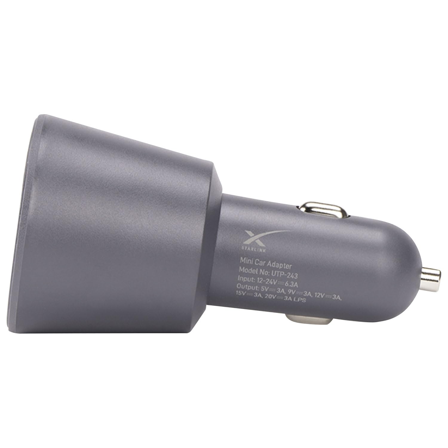 (OEM) Adattatore caricabatteria per auto compatibile con Starlink Mini 12 V/24 V DC cavo di alimentazione (5 m) per veicoli, camper, camion, furgoni e barche - Alimentazione diretta del veicolo (senza