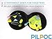 PILPOC theFube Fidget Cube Dodecagon 12 Sides - Premium Quality Fidget Cube Dice with Exclusive Carry Case, Durable, Relieve Stress and Anxiety, for ADD, ADHD, OCD (Black & Mix)