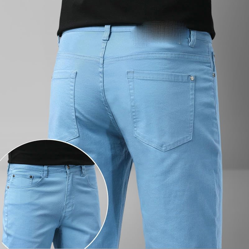 Pantacourt en denim mi-long résolvant l'inconfort des tailles rigides - 6