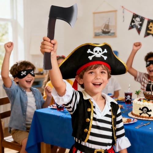 Décorations pirates et bûcherons légères pour fêtes sans danger