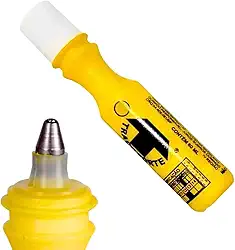 Marcador industrial traço forte 3 mm amarelo - Baden (Amarelo)