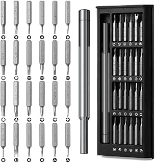 Precision Screwdriver Set,ProChosen 25 in 1 Screwdriver Kit Magnetic Repair Tool for Mobile Phone,Laptop,Watch,Electronic Workshops,Glasses Repair,Magnetic Groove Design for Easy Storage