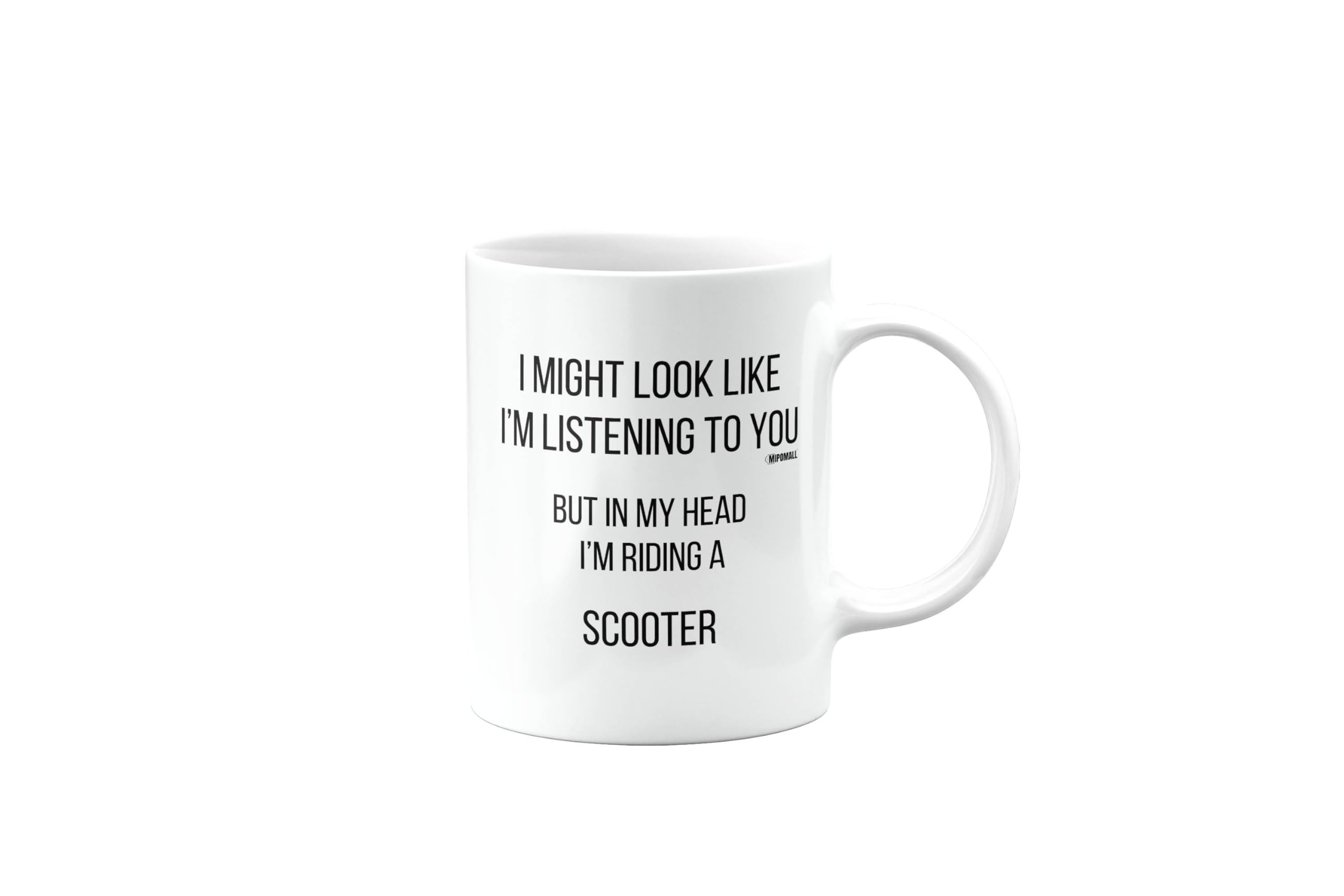 Scooter, Birthday Gifts for Men or Women or Bestfriend, Funny Mug, Joke, Gag or Silly, Gift for Someone who Loves, Secret Santa, Presents for Christmas, I'm Riding, mm-CA_231_140
