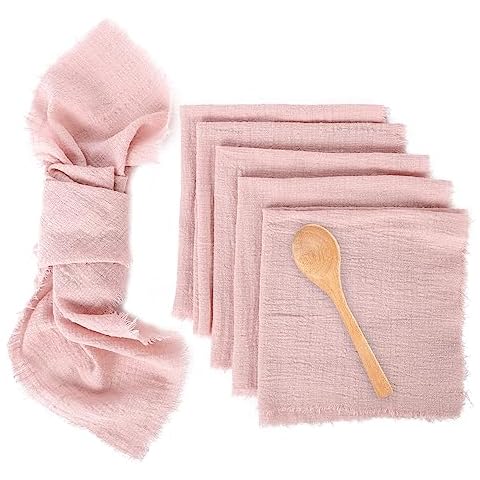 Elbourn Cotton Fringe Napkin Set of 6 Cover