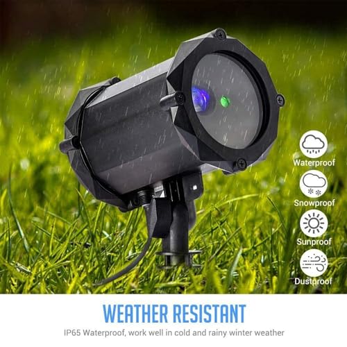 Projecteur d'étoiles extérieur firefly étanche avec télécommande pour décoration jardin