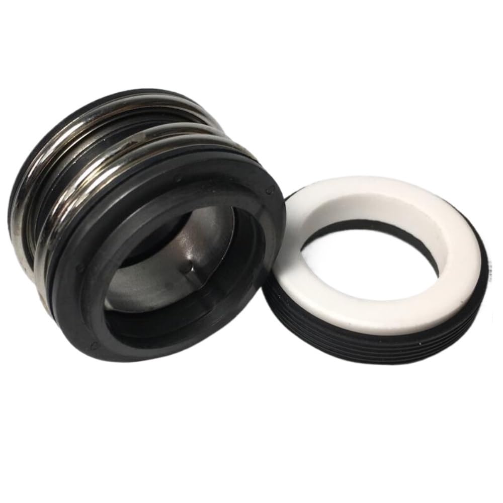 uszczelnienie mechaniczne, 1 zestaw uszczelnienia wału ślimakowego, FKM typu E 1/2" 5/8" 3/4" 1" OD pojedyncza sprężyna śrubowa do pompy samozasysającej, uszczelnienie basenów(19.02mm)