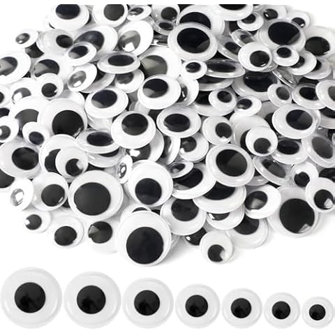 UPINS 300 Pcs Self-Adhesive Wiggle Eyes Cover