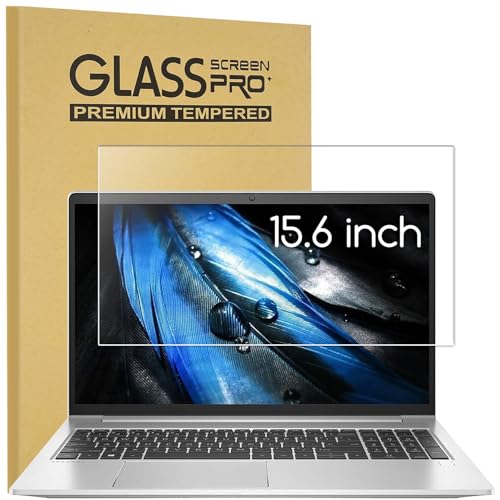 15.6 inch Laptop Screen Protector Tempered Glass Compatible with Other All 15.6" Laptops Portable Monitor with 16:9 Aspect Ratio,(345x194 / W x H)-Ultra Clear & 9H Hardness ,15.6 Tempered Glass Shield