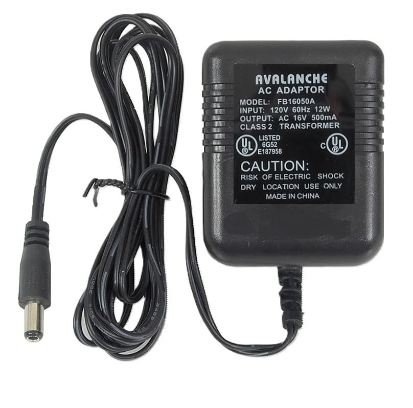 Avalanche AC/AC Class 2 Transformer Adapter Input 120Vac 60Hz 12W