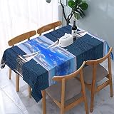 Manteles, Mantel Lavable para Cocina, Comedor, Decoración, Fiesta Al Aire Libre, 137X183 CMPaño