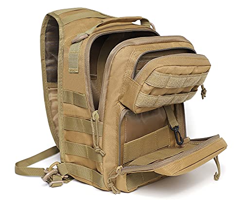 QT&QY Adulto Unissex Mochila Tática Mochila Militar Pequena Mochila De Ombro Edc Mochila Molle Assau