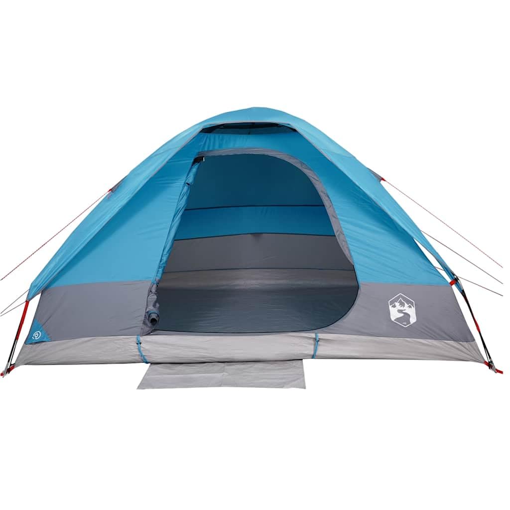 Genérico Tienda de campaña iglú para 4 Personas Impermeable Azul,Deportes,Actividades al Aire Libre,Camping y Senderismo,Tiendas de campaña-94778