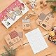 LIVAIA DIY Adventskalender zum Befüllen - 24 kleine Geschenkboxen mit Stickern - Bastelset für Weihnachten 2025 - Persönlicher Weihnachtskalender zum Selbstgestalten