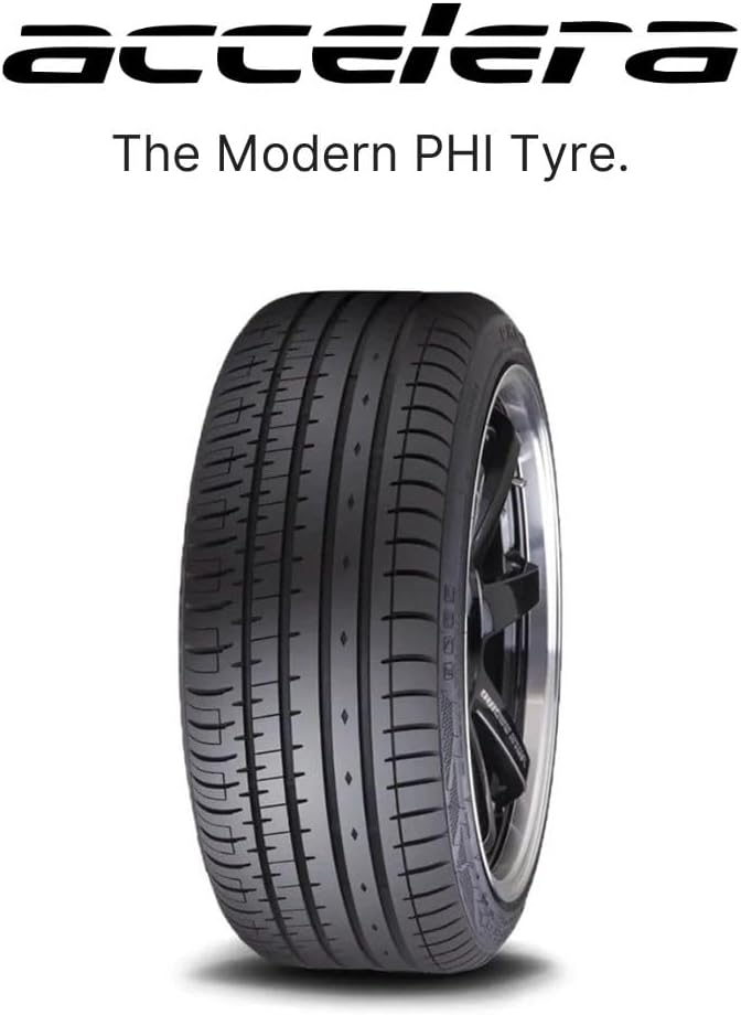 Accelera Phi-R All-Season Passenger Car High Performance Radial Tire-205/50R15 205/50ZR15 205/50/15 205/50-15 89W Load Range XL 4-Ply BSW Black Side Wall UTQG 400AA