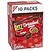 RITZ Drizzled Minis Fudge Crackers, Bulk Lunch Snacks for Kids and Adults, 10-0.9 oz Snack Packs